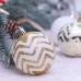 Zoiskn 30-psc Gold and White Christmas Tree Balls - Shatterproof Ornaments for Holiday Tree Decoration, Elegant and Durable